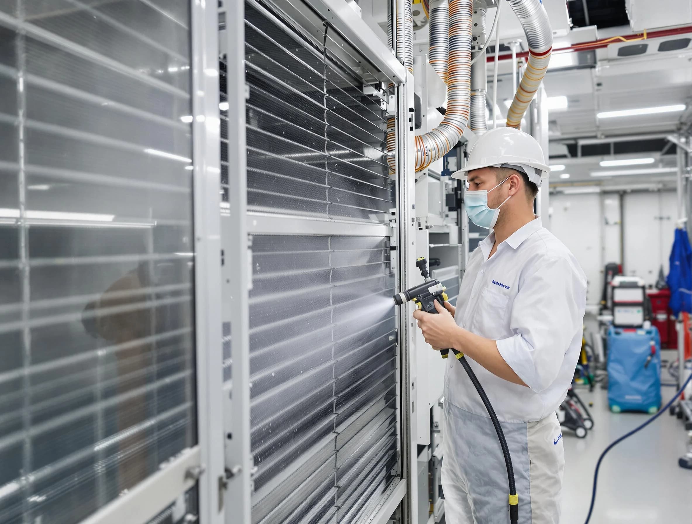 Professional AC coil cleaning by Attleboro Air Duct Cleaning in Attleboro