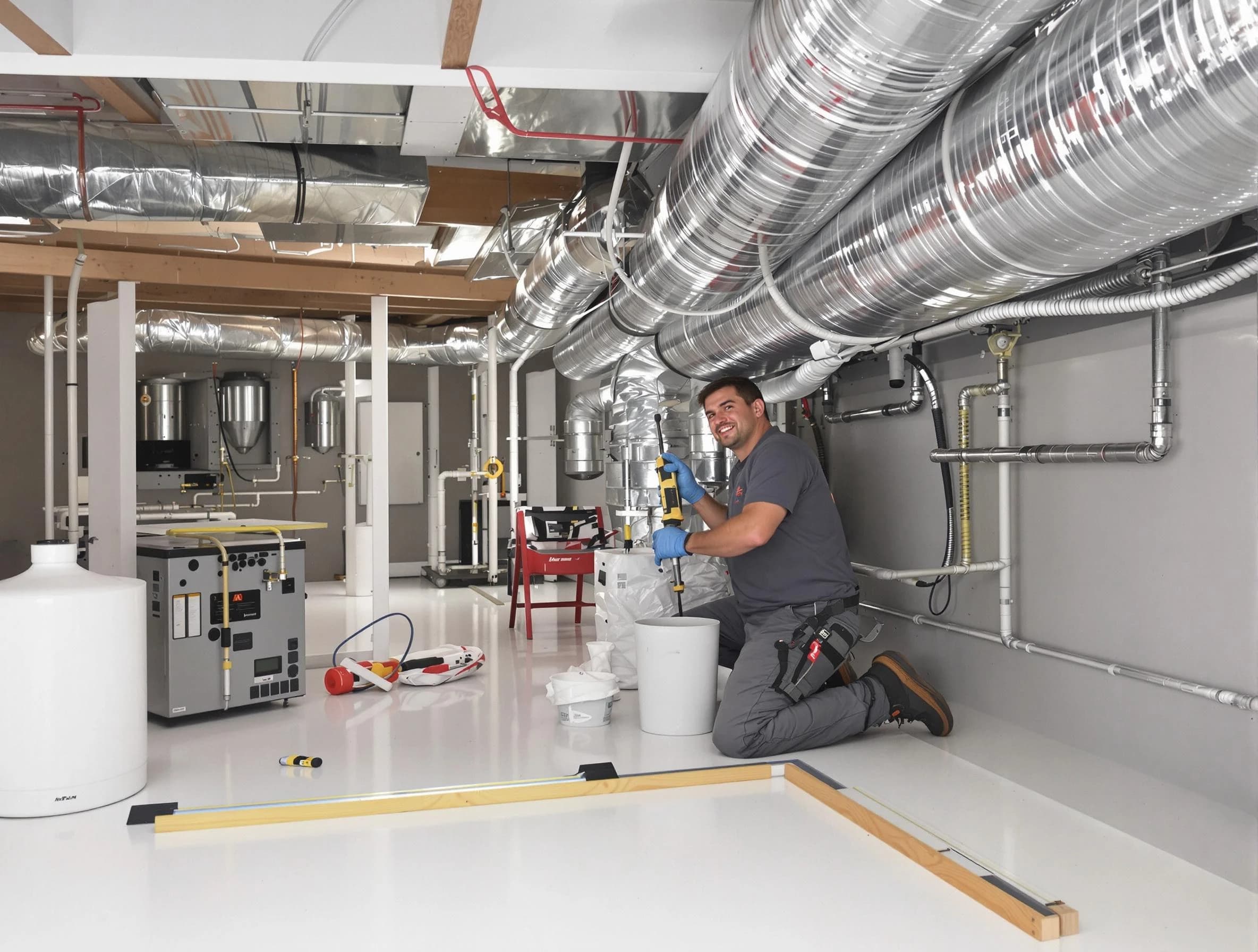 Professional duct sealing service by Attleboro Air Duct Cleaning in Attleboro