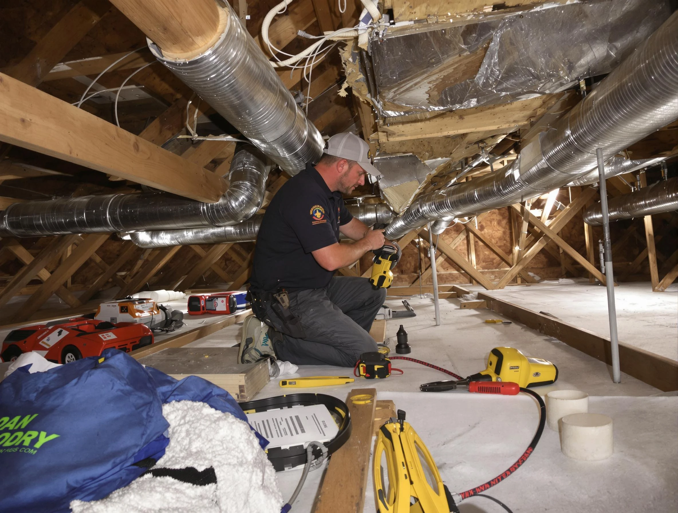 Professional air duct repair by Attleboro Air Duct Cleaning in Attleboro