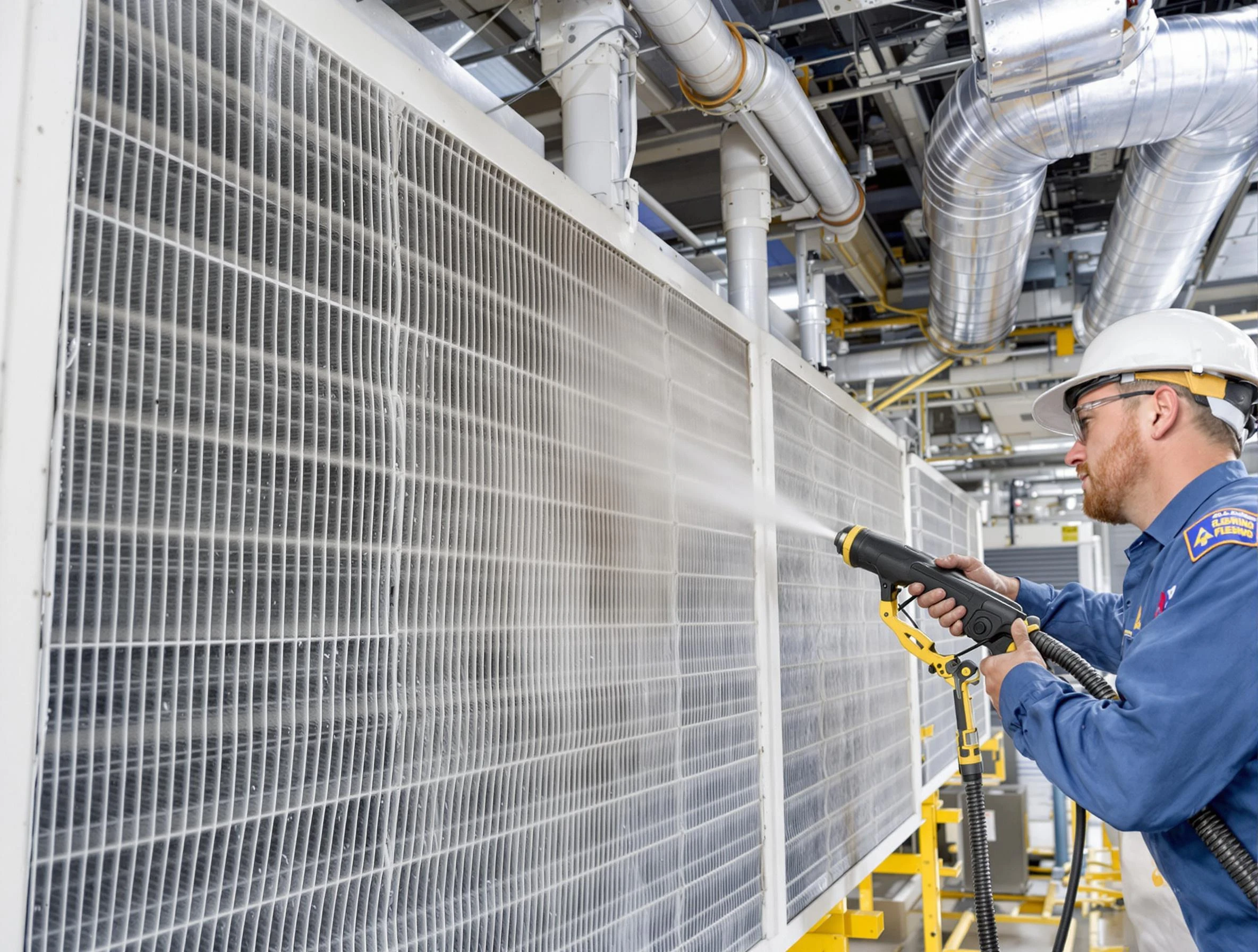 Professional commercial coil cleaning by Attleboro Air Duct Cleaning in Attleboro